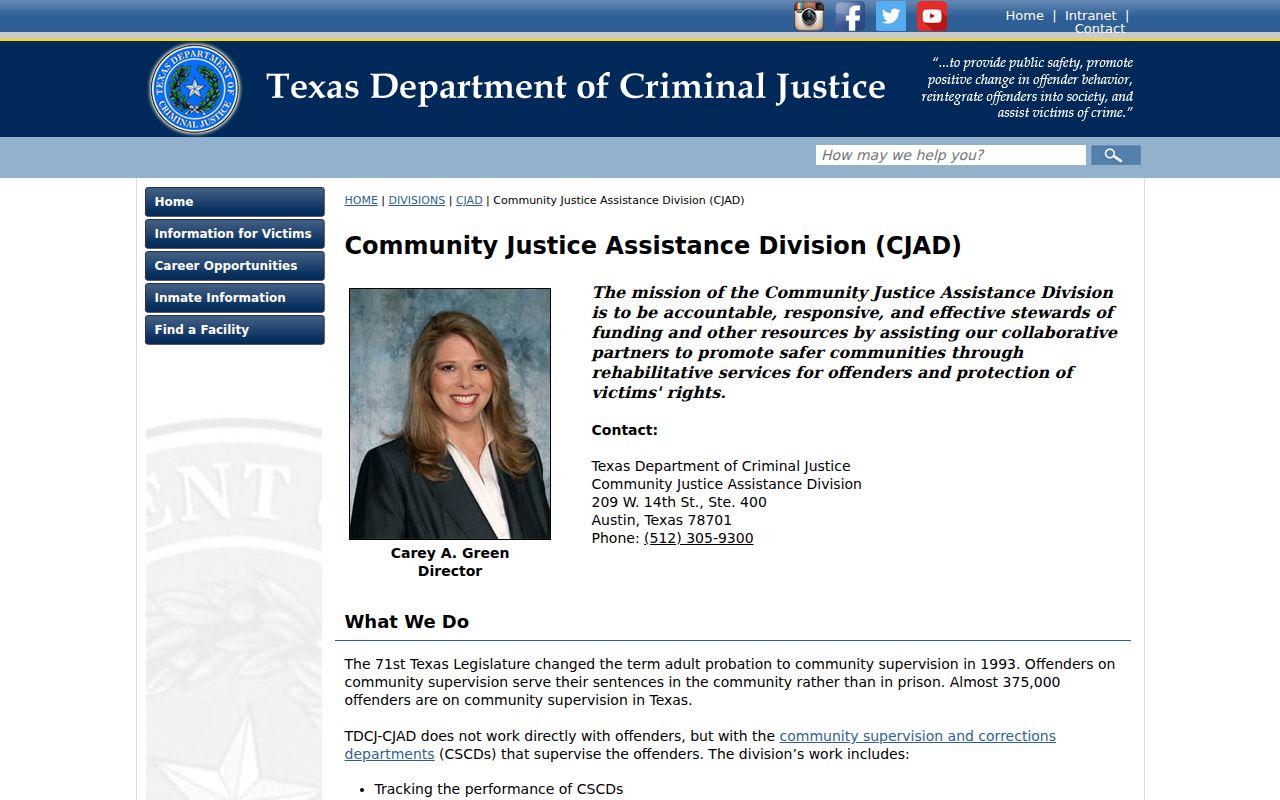 Archer County arrest case community supervision oversight