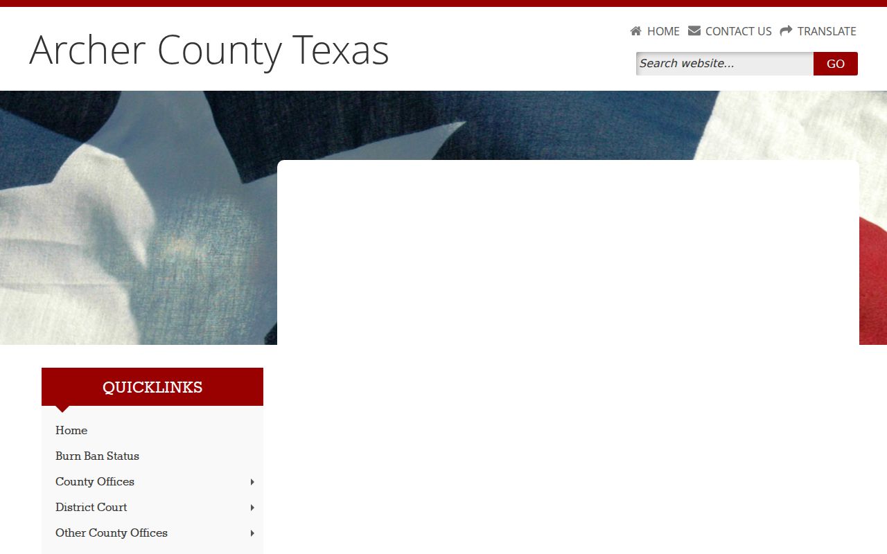 Archer County criminal felony cases in the 97th District Court
